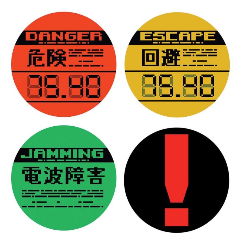 Metal Gear Solid Set of 4 Printed Metal Coasters