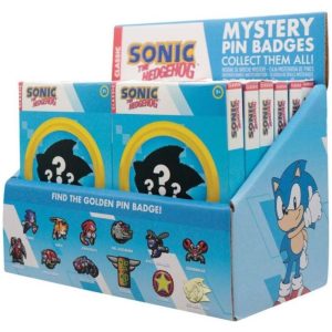 Sonic The Hedgehog Mystery Pin Badges CDU of 12