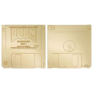 DOOM - Floppy Disk Limited Edition Imitation Gold Plated Replica