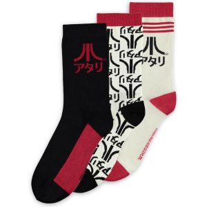 Atari - Crew Socks (3Pack) Size 43/46