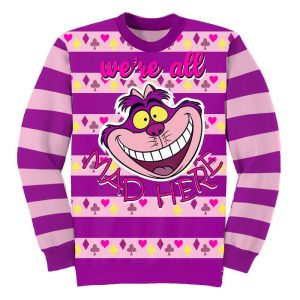 Alice In Wonderland - All Mad Here Knitted Sweater