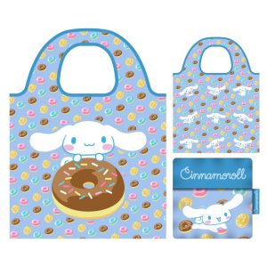 Hello Kitty Cinnamoroll (Donut Rain) Foldable Tote Bag