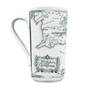 The Lord Of The Rings (White Map) Grande Mug