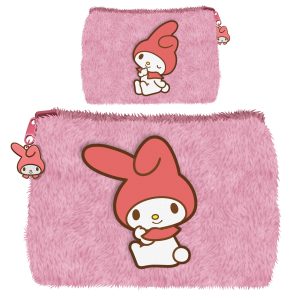 Hello Kitty My Melody (Cute) Plush Pencil Case