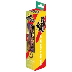 Jurassic Park XL Desk Pad and Coaster Set