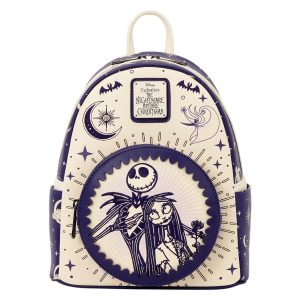 Loungefly - NBC Jack Skellington & Sally Night Sky Mini Backpack
